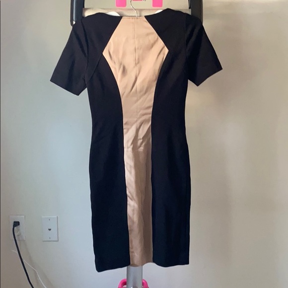 Khaki and black dress - Picture 2 of 3